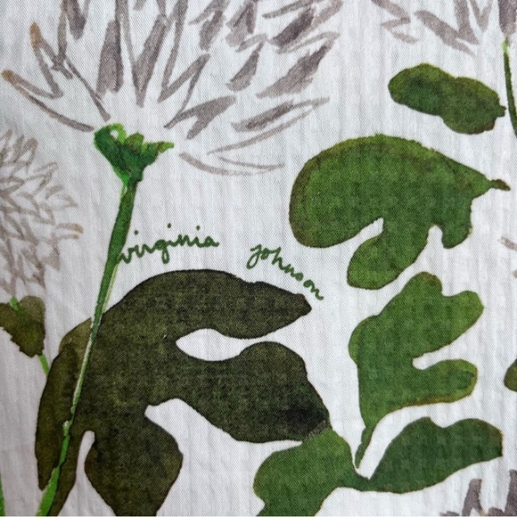 Virginia Johnson Shift Dress Size XS Mixed Art Print Artist Oversized - Picture 4 of 9